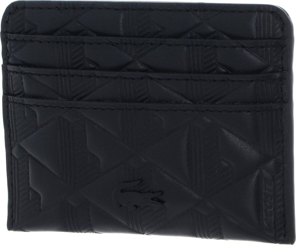 LACOSTE Leder Kartenhalter Maheki Credit Card Holder Noir Produktbild 