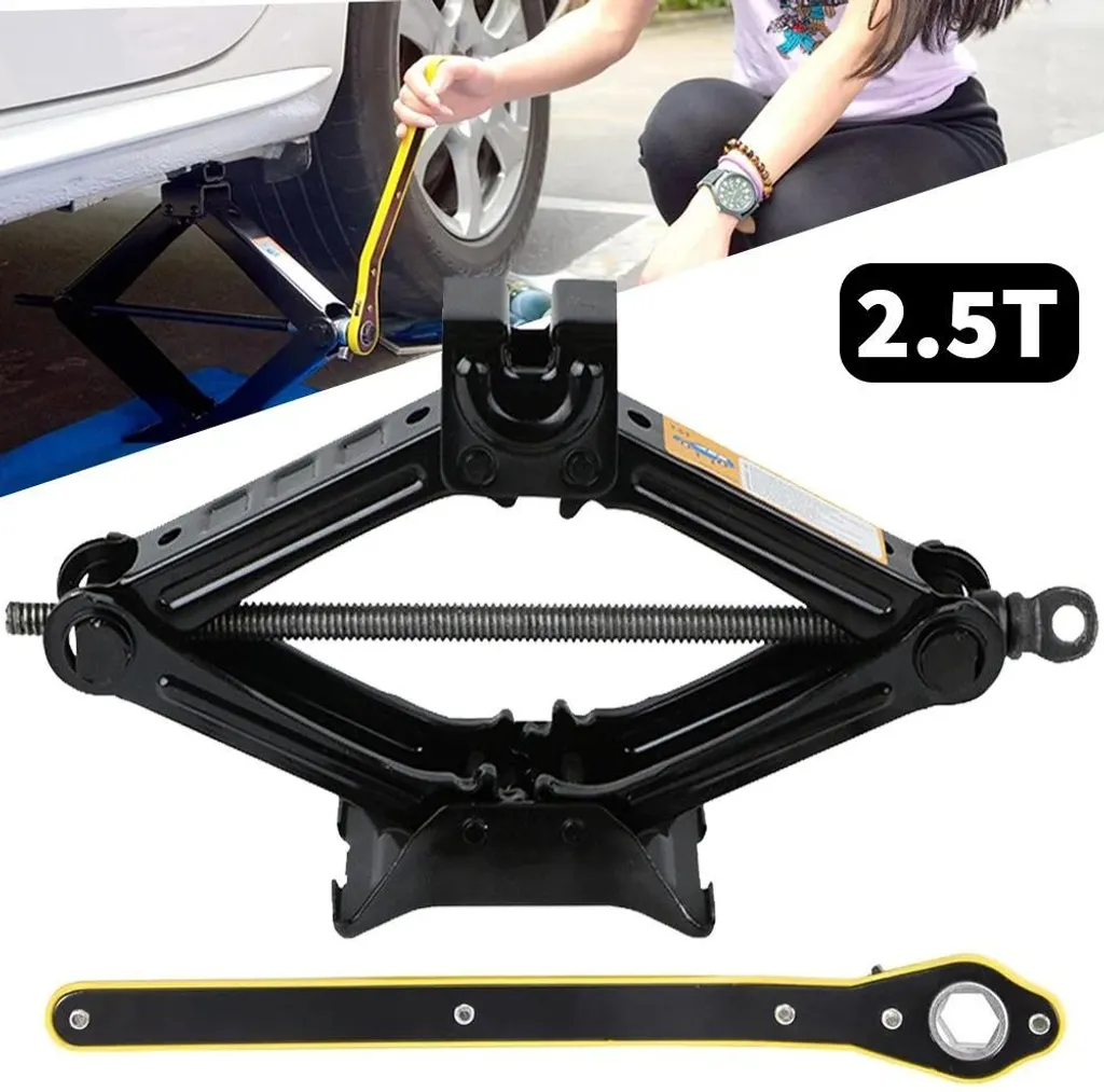 Acquista Cric Auto 2.5 Tonnellate Arancione - Sollevatore SUV Manuale
