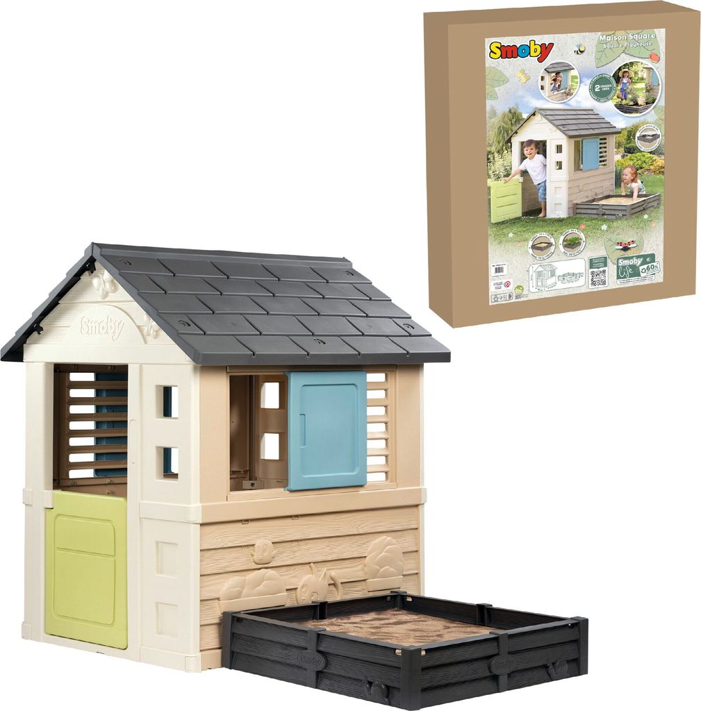 Smoby Life Maison de jeu Square avec bac à sable Image du produit 