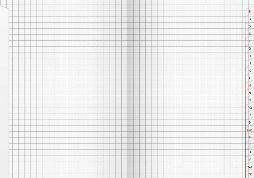 König & Ebhardt 8618132 Kladde A6 Quadrillé Rouge - Carnet de Notes Robuste - 2