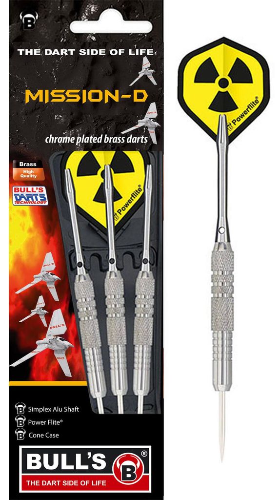 BULL'S Mission-D Steel Dart - 21g -- 1 Satz