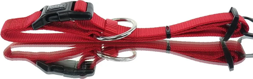 Collare Nobby Classic Rosso L 40-55cm: Resistenza e Comfort per Cani
