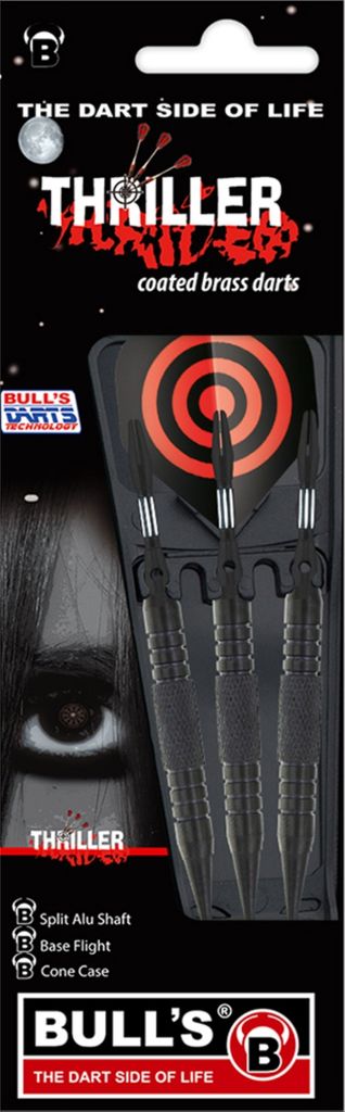 Bull's Thriller Softdart pulverbeschichteter Brass Dart Soft - Dartpfeile, Gewicht:16426 - 16 g