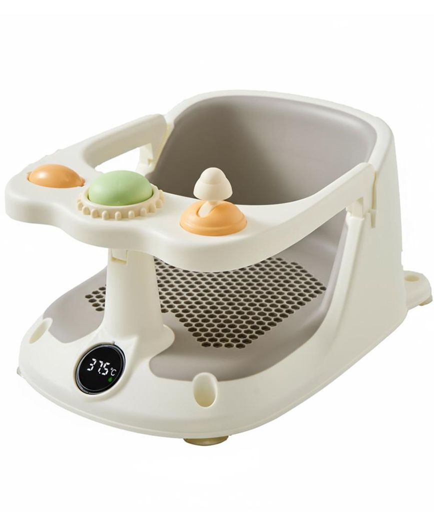 Baby-Badesitz mit Thermometer – Rutschfester Badesitz mit Produktbild 