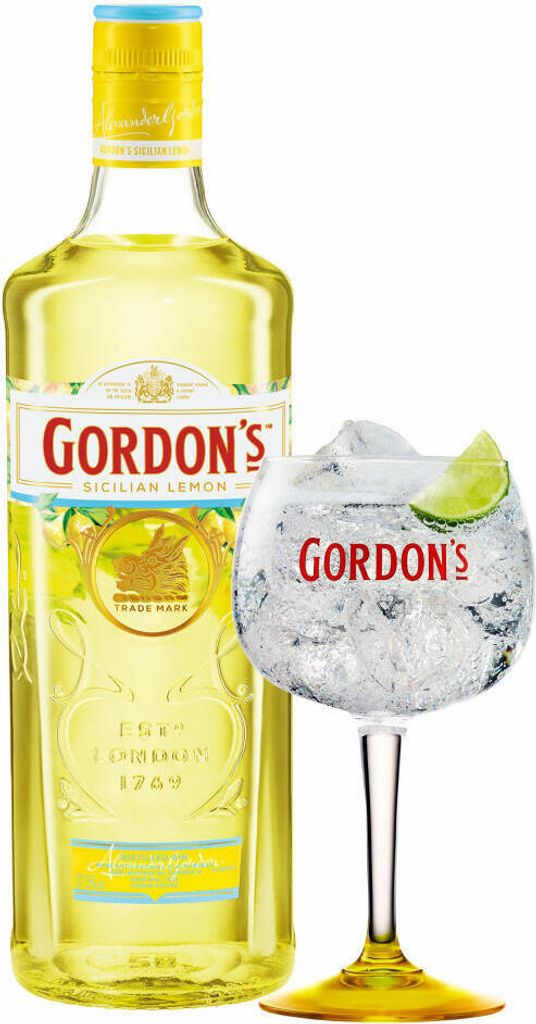 Gordon's Sicilian Lemon Distilled Gin fruchtiges Aroma Obrázok produktu 5