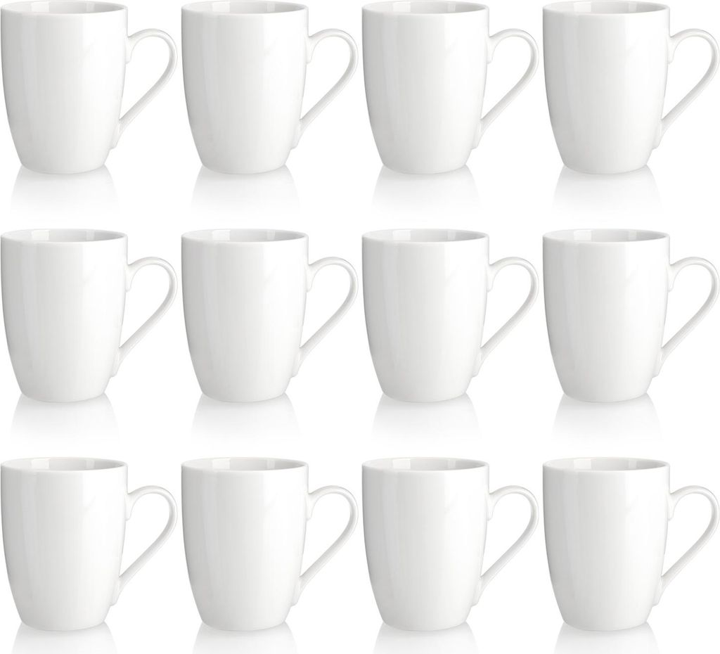 com-four® 12x Kaffeetassen aus Keramik - Kaffee-Becher in Produktbild 