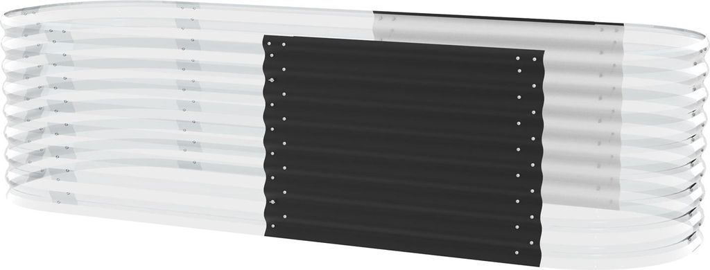 Hochbeeterweiterung Stretched 630 80 x 80 x 63 cm schwarz