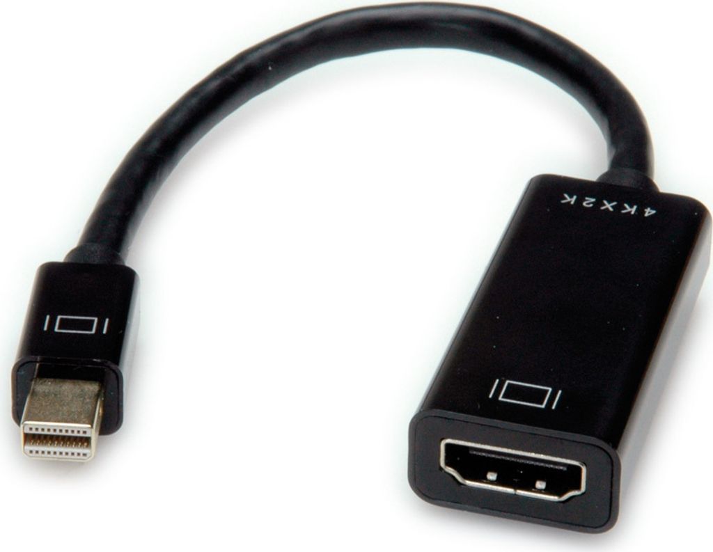 VALUE Mini DisplayPort-HDMI Adapter, v1.2, Mini DP ST - HDMI BU