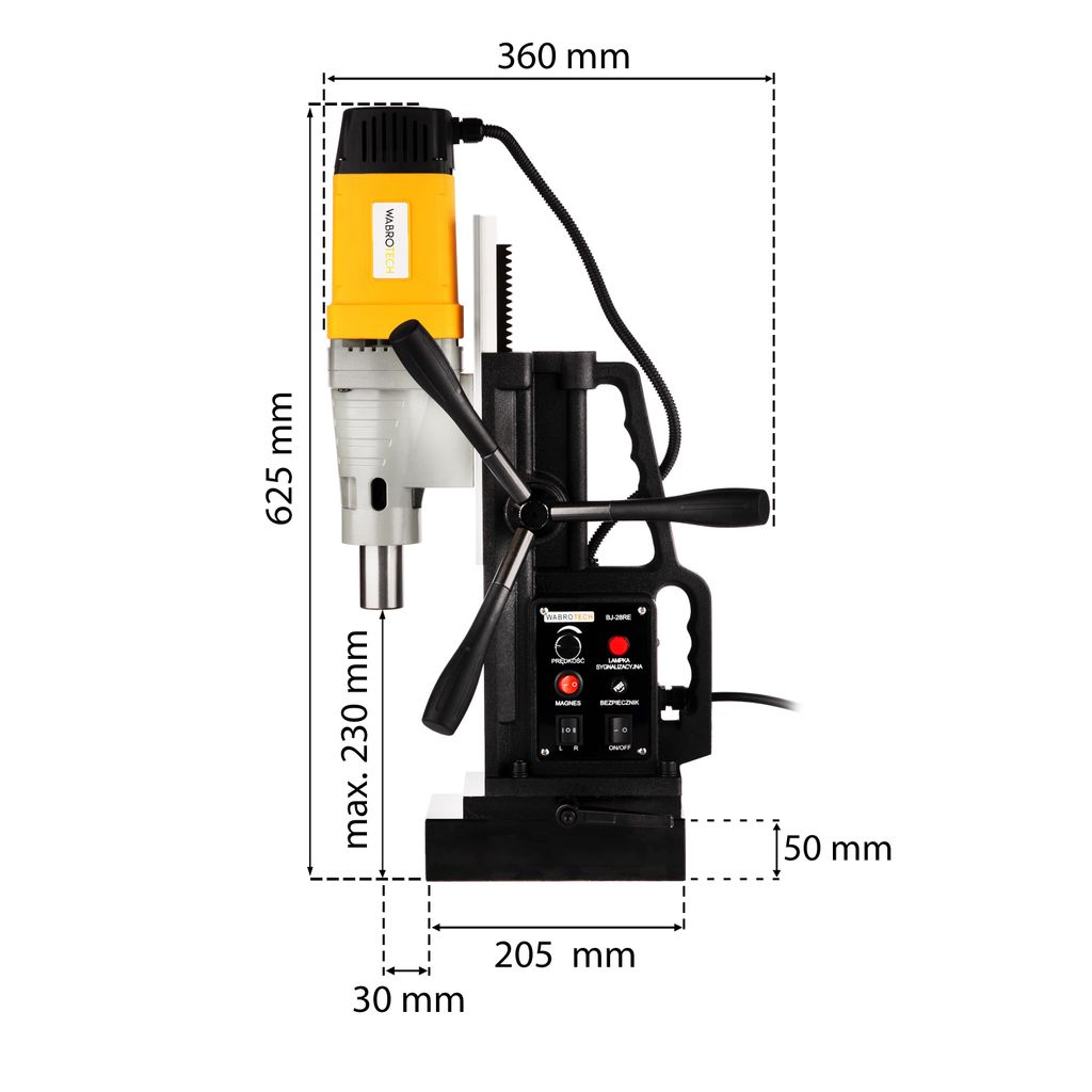 Magnetická vrtačka 390ot./min jádrová vrtačka 2080W Obrázek produktu 9