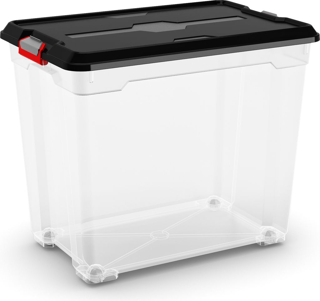 KIS Kunststoffbox Moover Box XXL Schwarz / Transparent