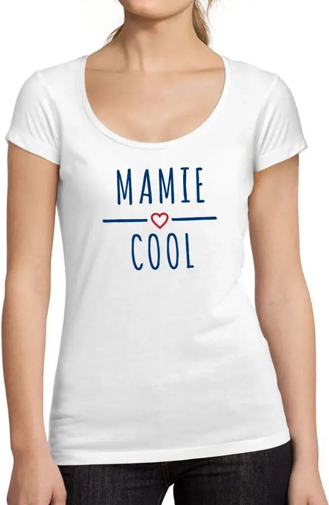 Damen Grafik T-Shirt Mamie Cool Öko-Verantwortlich Vintage Jahrgang Kurzarm Lustige Druck Geburtstag Geschenk Frau