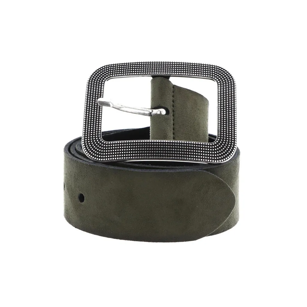 Vanzetti Classics Cintura Scamosciata Oliva 40mm | Accessorio Premium