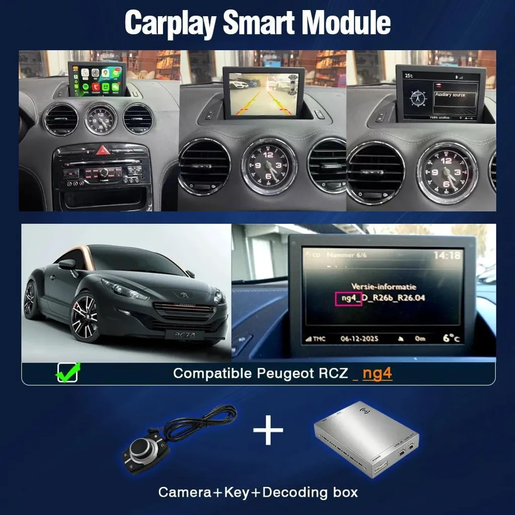 Adaptateur CarPlay et Android Auto sans fil NG4 Interface Multimédia - 2