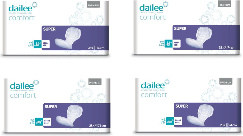 4x28 Dailee Comfort Premium Super 74x37cm Formatvorlage, 8 Produktbild 
