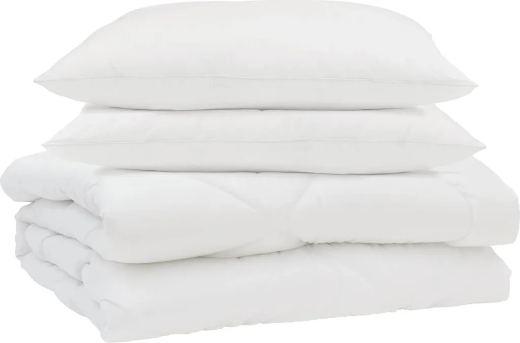 Stock vidaXL: Set Coperta Estiva Bianca in Microfibra - Prezzo Top