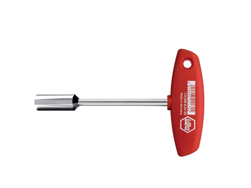Clé à fourche Wiha 01007 avec poignée transversale carrée 125 mm