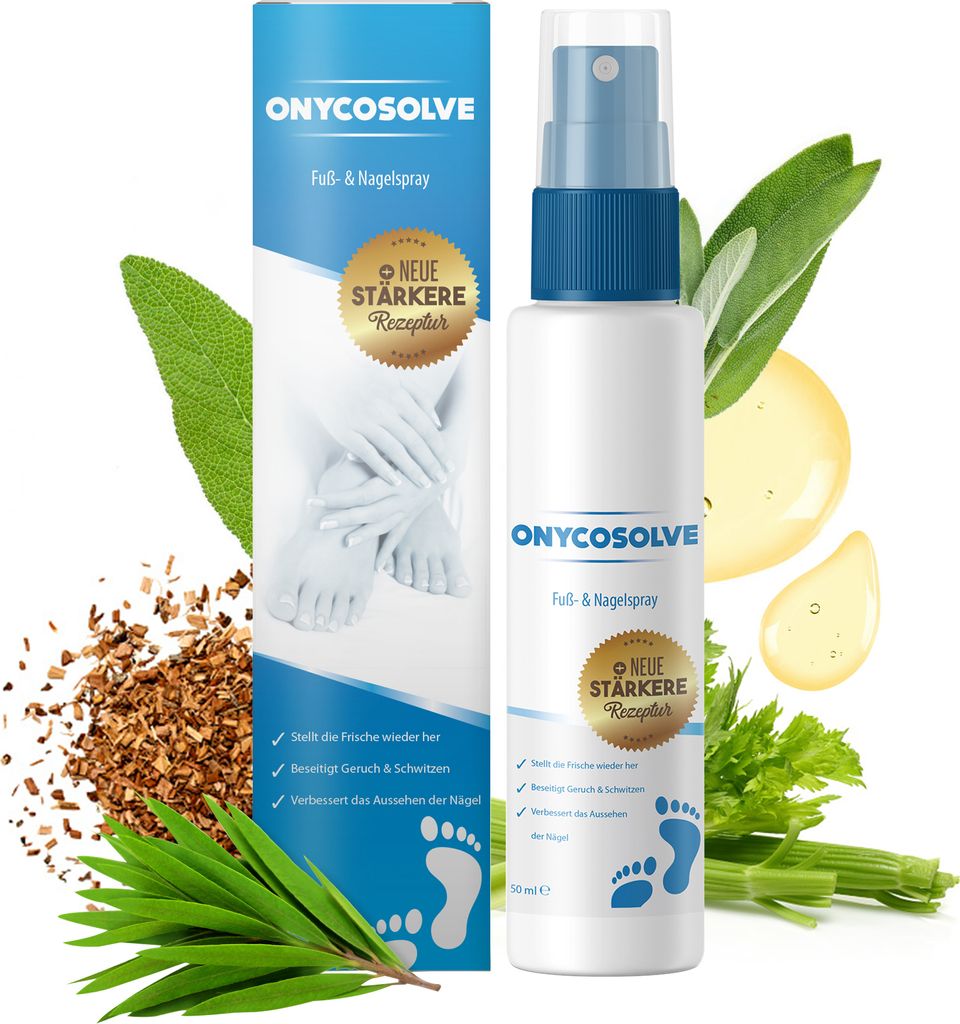 Onycosolve Fuß- und Nagelspray - Schuhdeo - Fußspray für Produktbild 