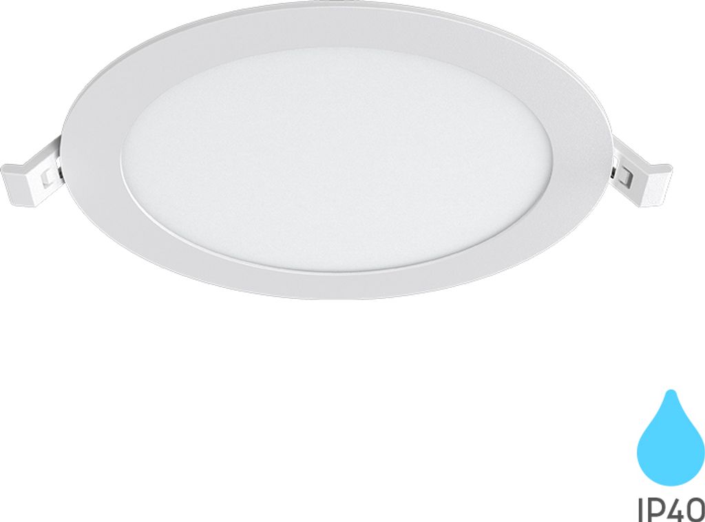 Braytron 15W LED Panel Einbaustrahler Deckenspot Ultraflach Einbauleuchte Einbauspot 230V IP40 4000K Neutralw