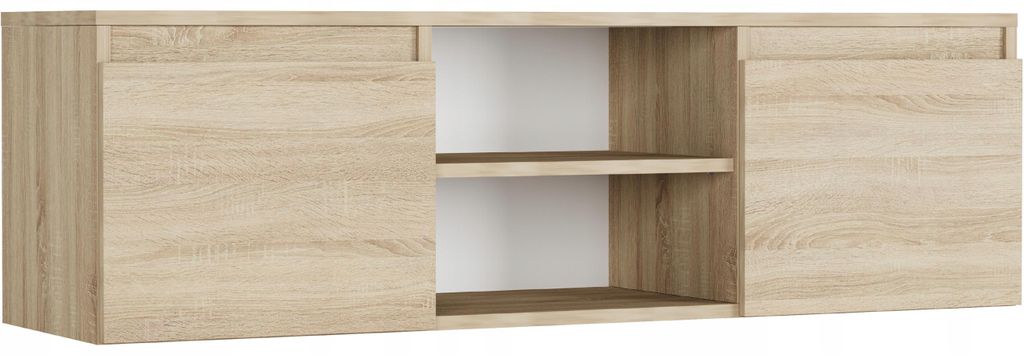 Skříňka RTV 120 cm 2 dveře 2 police FRAMIRE RTV sonoma Obrázek produktu 