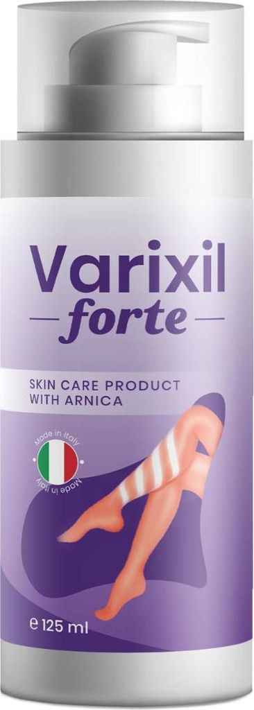 Varixil Creme mit natürlichen Inhaltsstoffen wie Arnika und Eukalyptus, 125 ml