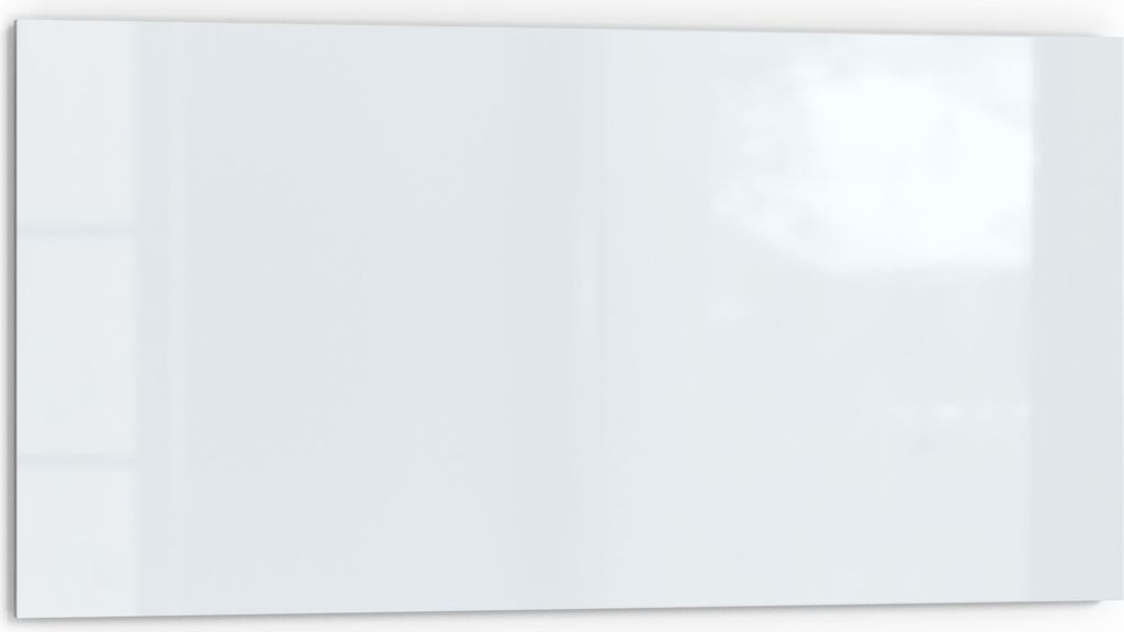 DEQORI Küchenrückwand Glas 80x40 cm 'Hellgrau' Spritzschutz Produktbild 1