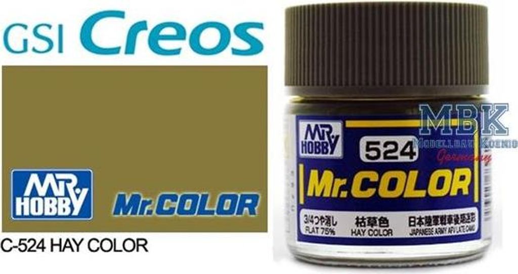 Mr Hobby - Gunze C-524 - Mr. Color (10 ml) Hay Color - Neu