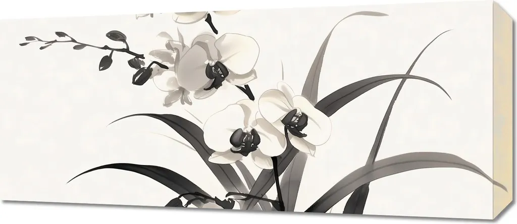 Image Orchidée 70x30 cm : Habillez vos Murs Vides avec Élégance et Zen
