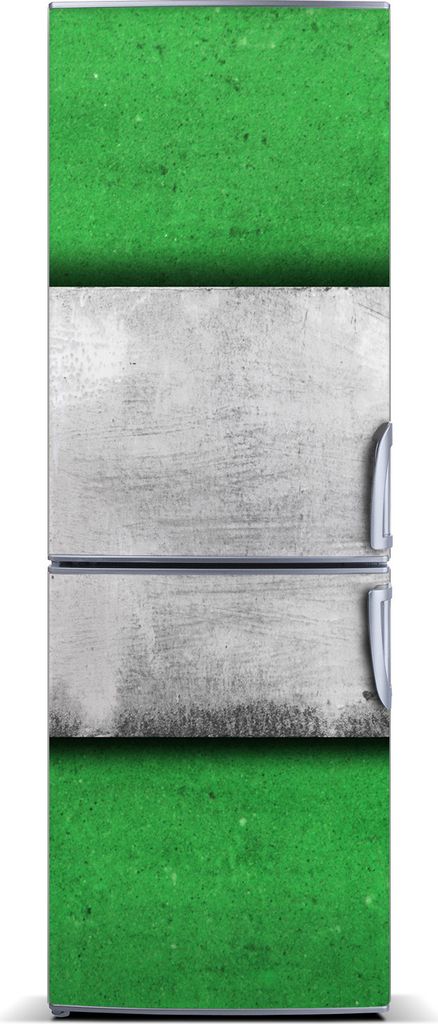 Tulup Kühlschrankdekoration - Magnetmatte - 60 cm x 180 cm - Magnet auf dem Kühlschrank - Grüne Wand