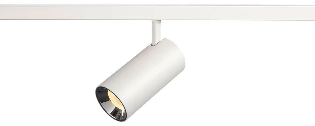 Éclairage sur Rail Salon et Bureau NUMINOS S DALI 48V Blanc Chrome