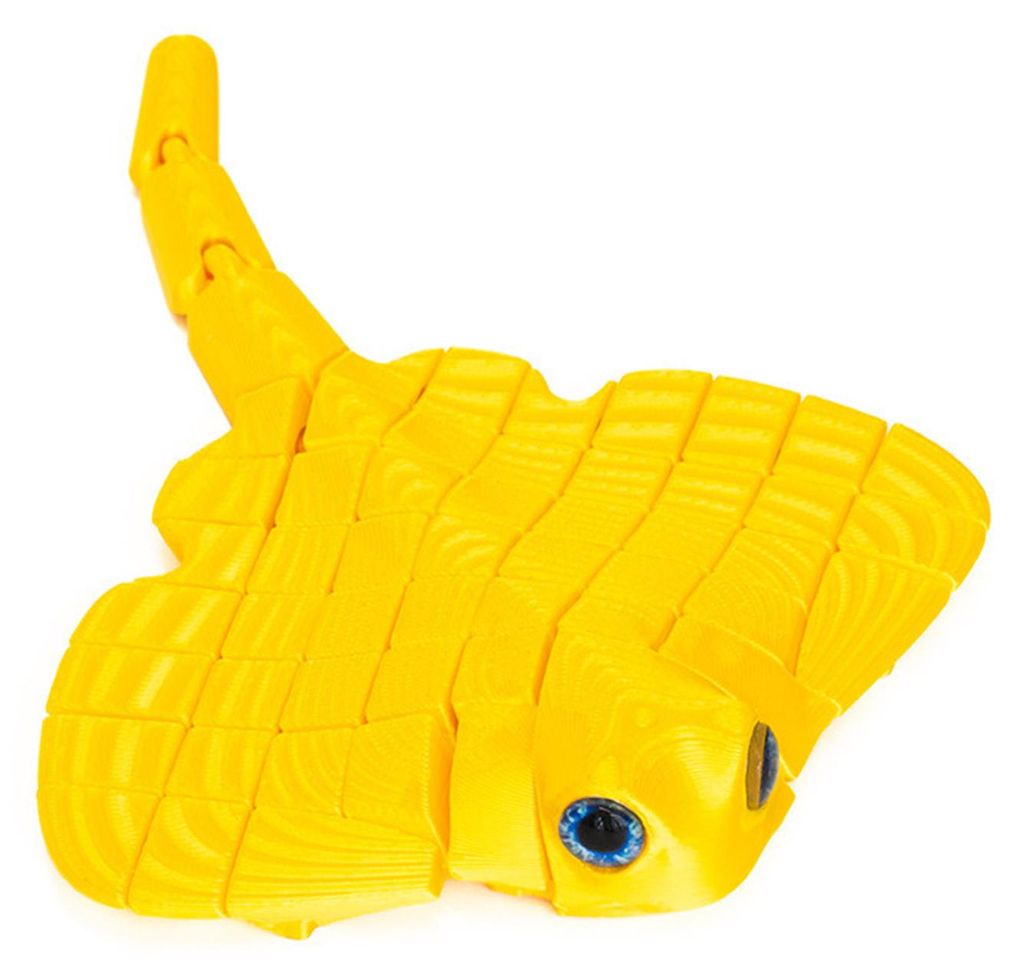 3D-gedruckte Fledermausfisch-Figur, Sammlerstück, Meerestiermodell für Kinder und Erwachsene, Dekoration für Zuhause, Büro und Schreibtisch