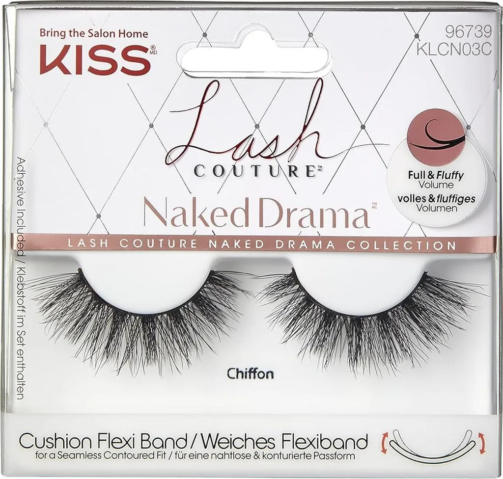 Kuss Lash Couture Naked Drama Collection - Ciglia in chiffon