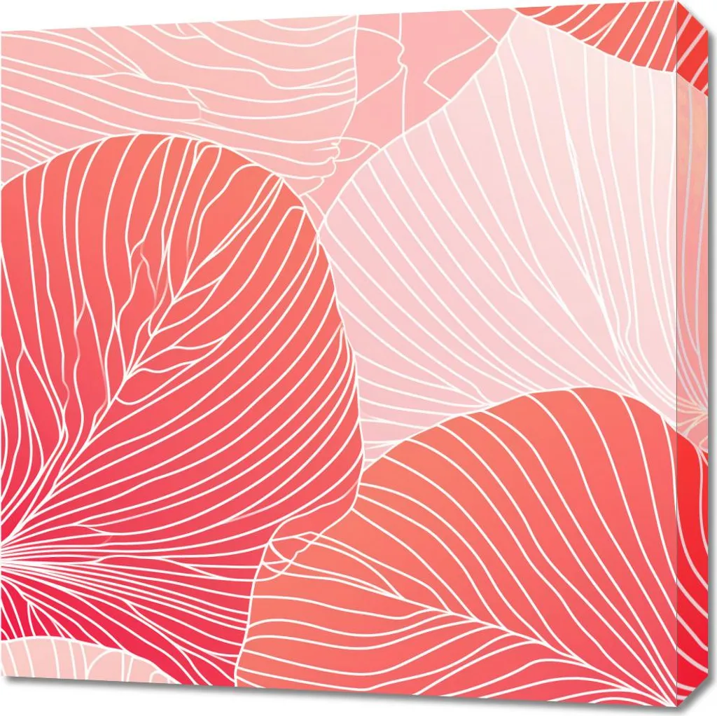 Décoration Jardin de corail 60 x 60 cm - Impression haute qualité