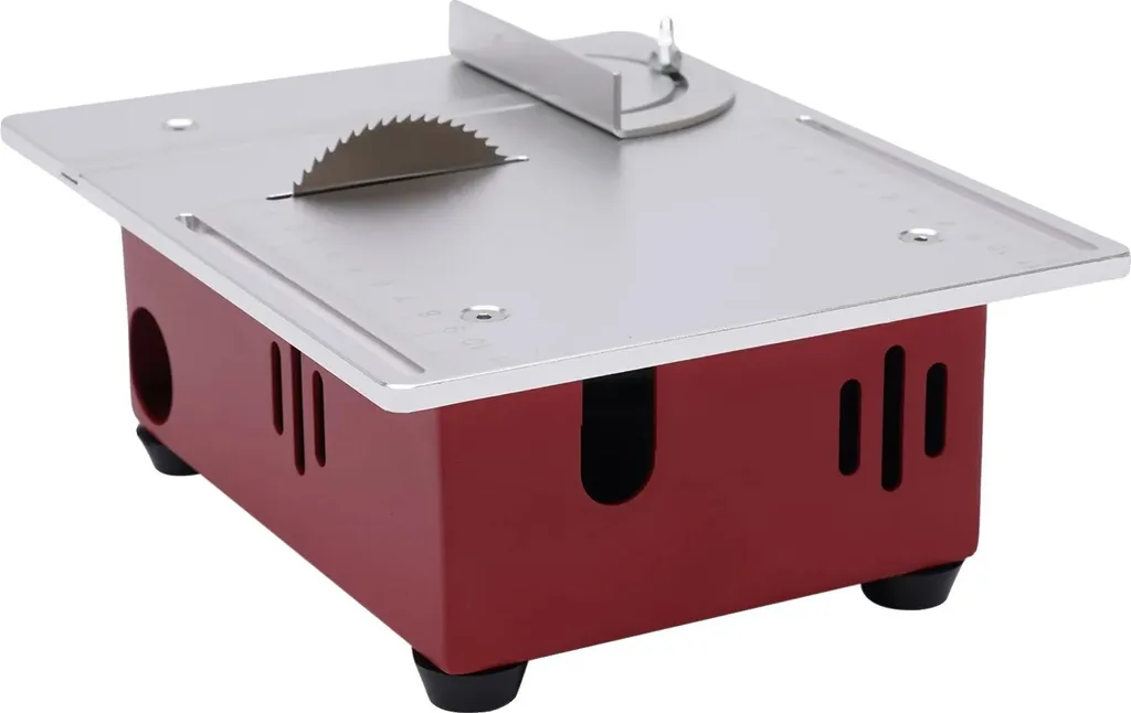 Mini scie circulaire 7 vitesses moteur Brushless haute performance rouge