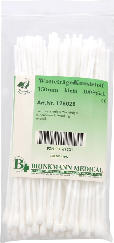 Niesterylny wacik bawełniany z małą główką 100 szt Zdjęcie produktu 