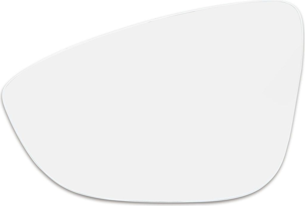 Ersatz für das Spiegelglas der linken Seitenkabinentür mit Klebstoff