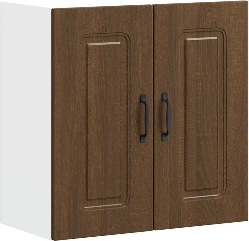 "SALE 2026"Küchen-Hängeschrank/Buffet Küche - elegantes Design - Küchenmöbel/Buffetschrank - Kalmar Braun Eichen-Optik Holzwerkstoff - Küchen...