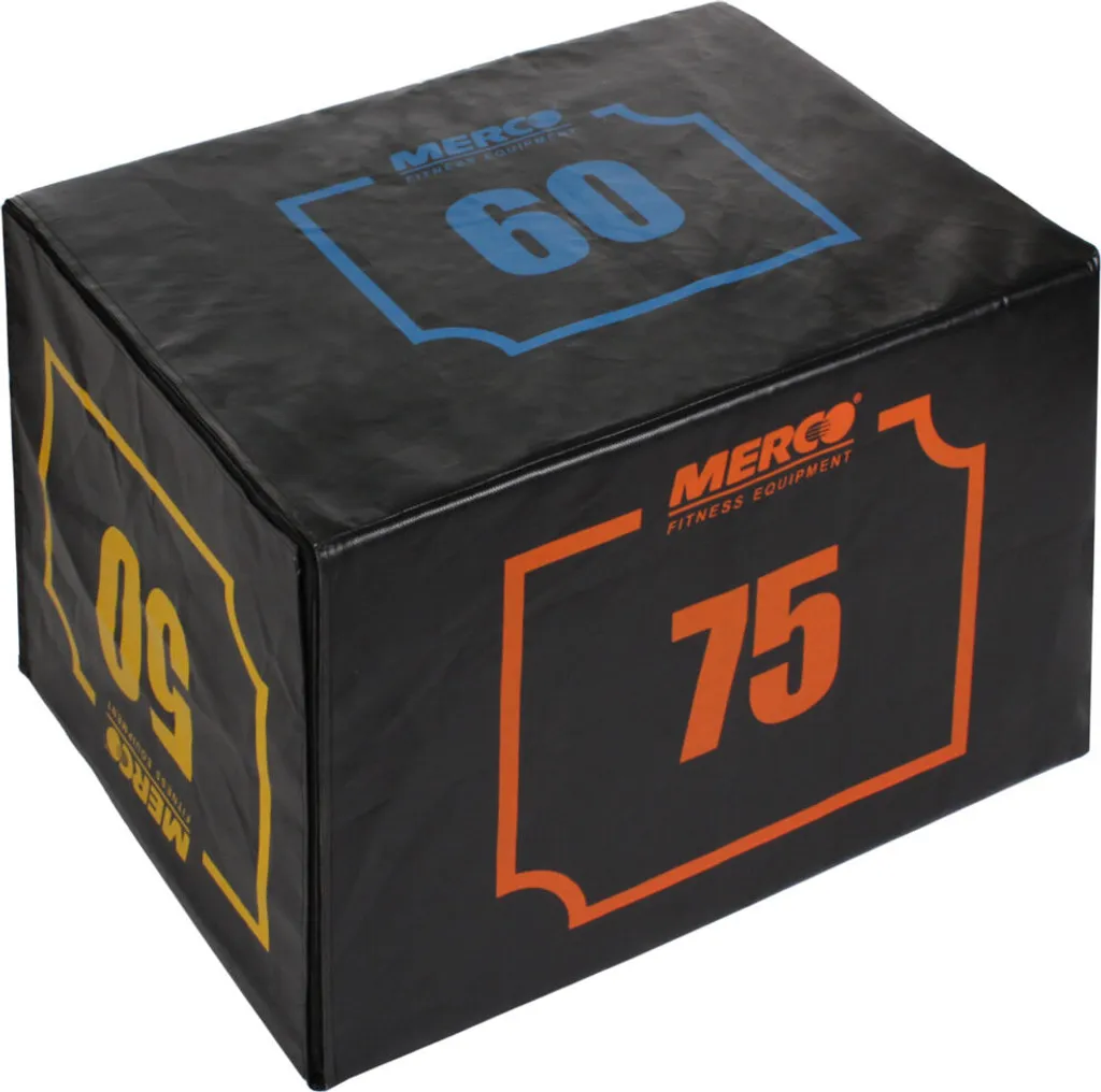 Bloc pliométrique Plyo Box souple pour saut et fitness 60x50x40 cm