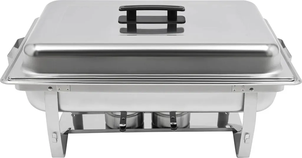 Chafing Dish Robuste en Acier Inoxydable 5,8 Litres pour Traiteur Pro