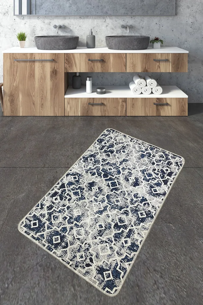 Tapis de bain Mijolnir Maine CHL1207 multicolore 700g/m² 50x80cm