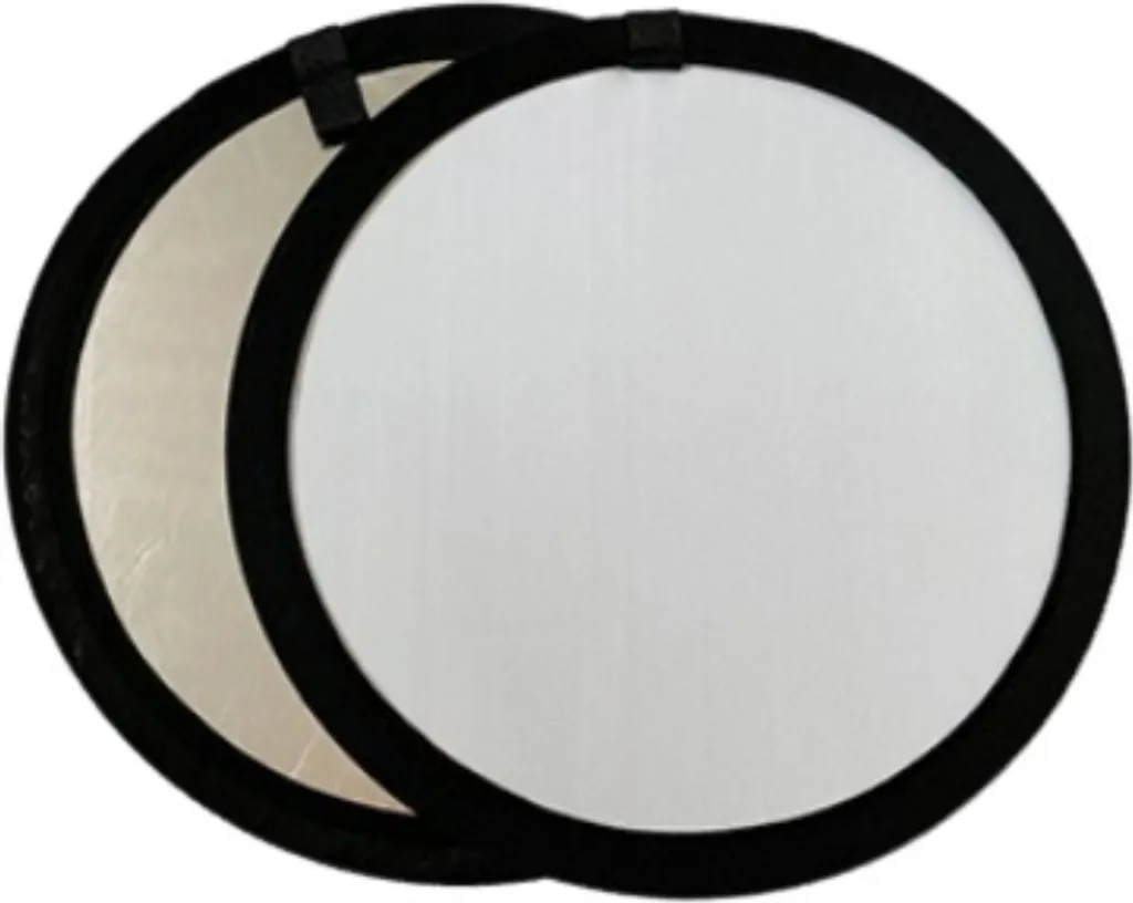 INF Pannello Riflettente 2 in 1 Argento Bianco L - Resistente e Versatile