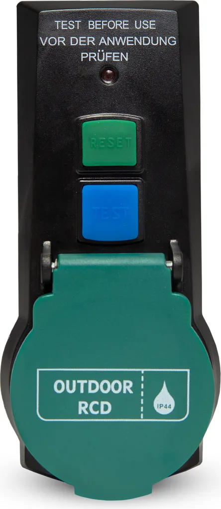 Adaptateur de protection différentiel intermédiaire RCD 30mA portable - 4