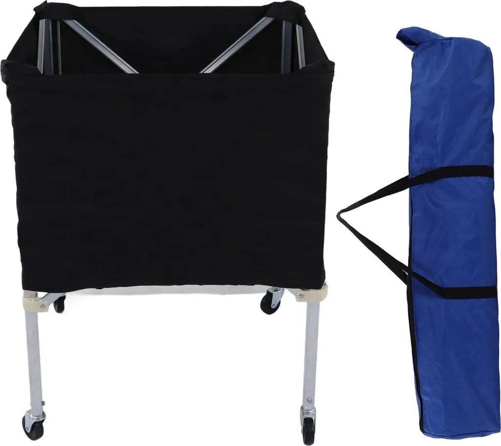 Panier de rangement de ballons mobile et pliable pour club de sport