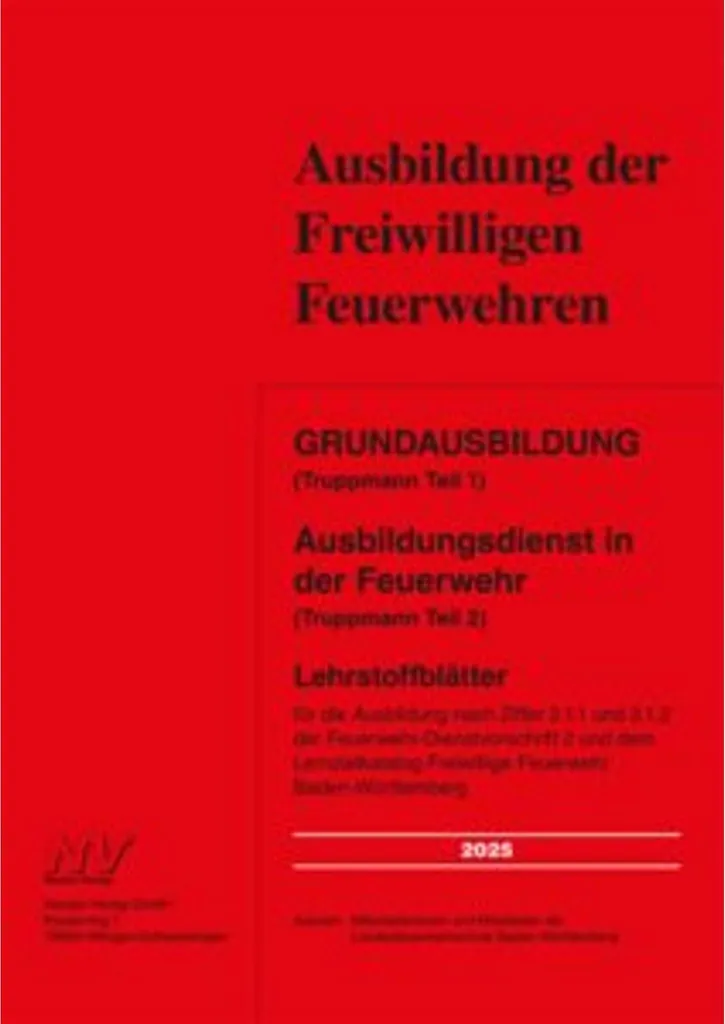 Manuel de Formation Pompier Volontaire Truppmann Teil 1 et 2 en Allemand