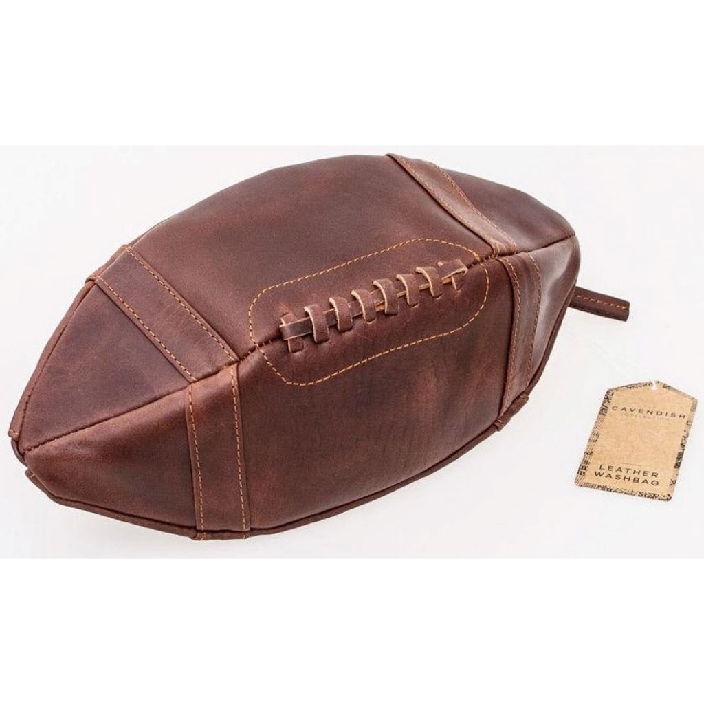 Thumbs Up Kulturtasche Football Echtleder mit Produktbild 3