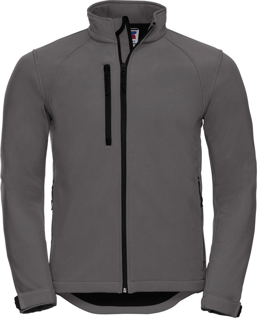 Jerzees Colours Herren Jacke, wasser- und windabweisend BC562 (XL) (Dunkeltitanfarben)