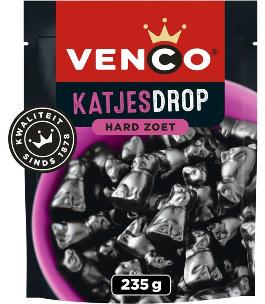 Venco Katjesdrop Liquirizia 235g – Delizia di liquirizia Immagine del prodotto 