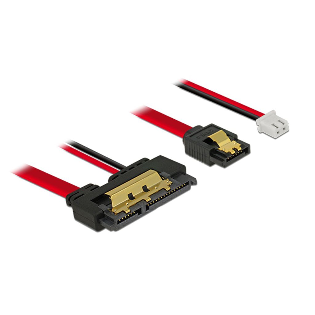 Delock Kabel SATA 6 Gb/s 7 Pin Buchse + Power 2 Pin Buchse > SATA 22 Pin Buchse