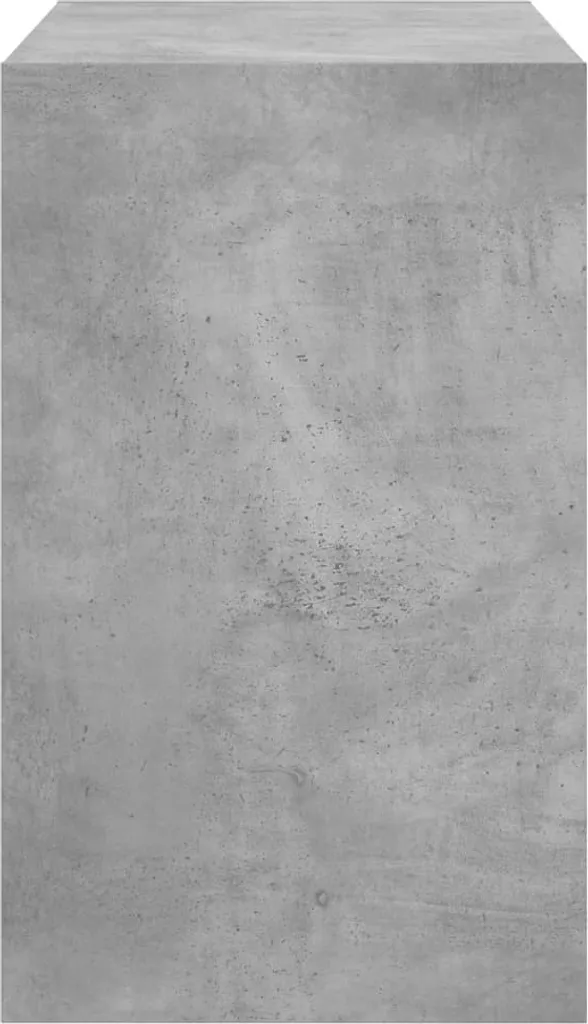 Mobile Porta Scarpe 80x42x69 cm Grigio Cemento - Design Industrial Legno - 6
