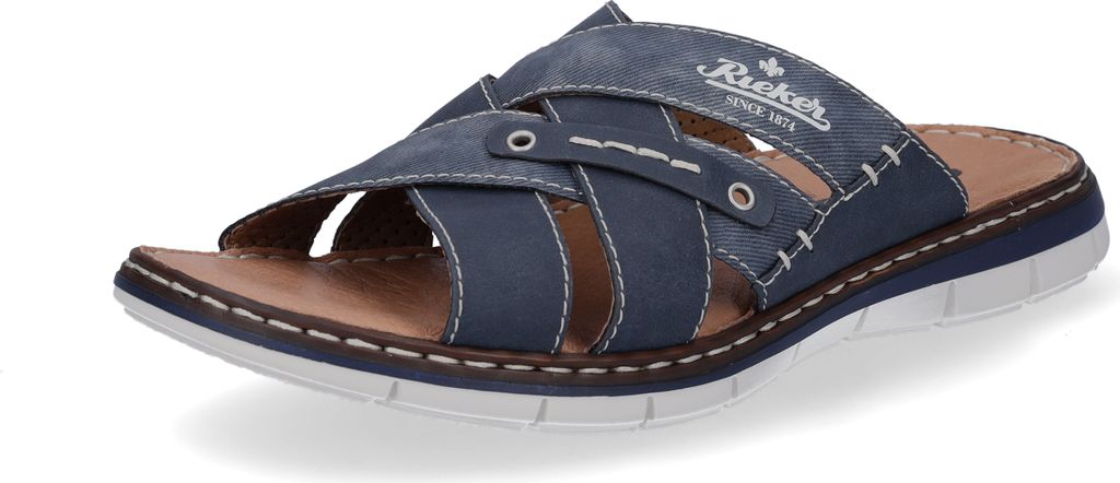 Rieker heren sandalen/sandaletten met leren zool, model Productafbeelding 