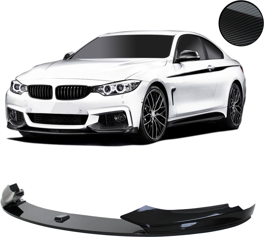 Frontspoiler Spoiler Lippe Stoßstange CARBON OPTIK für BMW 4er F32 F33 F36 ab